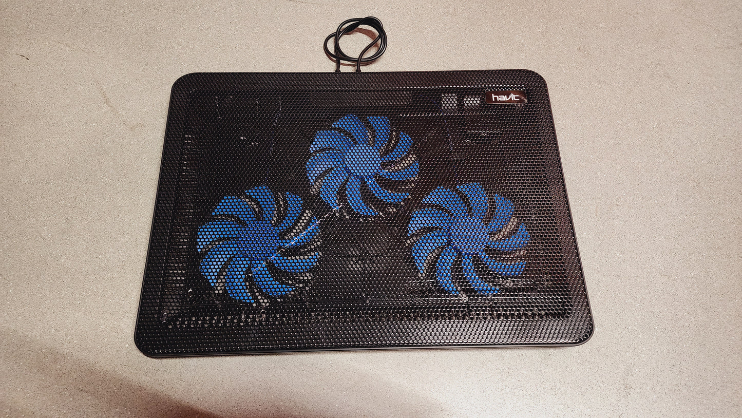 Havit HV-F2056 up to 17-Inch Laptop Cooler Cooling Pad - Slim Portable USB Power